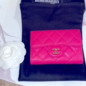 Chanel Flap Cardholder Pink